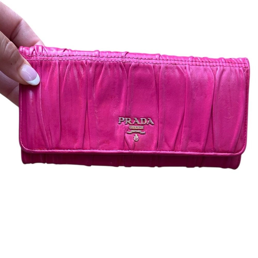 Prada Nappa Gauffre Wallet